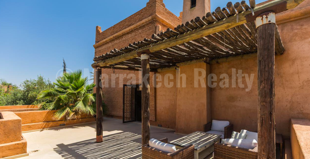 Superbe villa de 3 chambres de style Kasbah à vendre à proximité de Marrakech