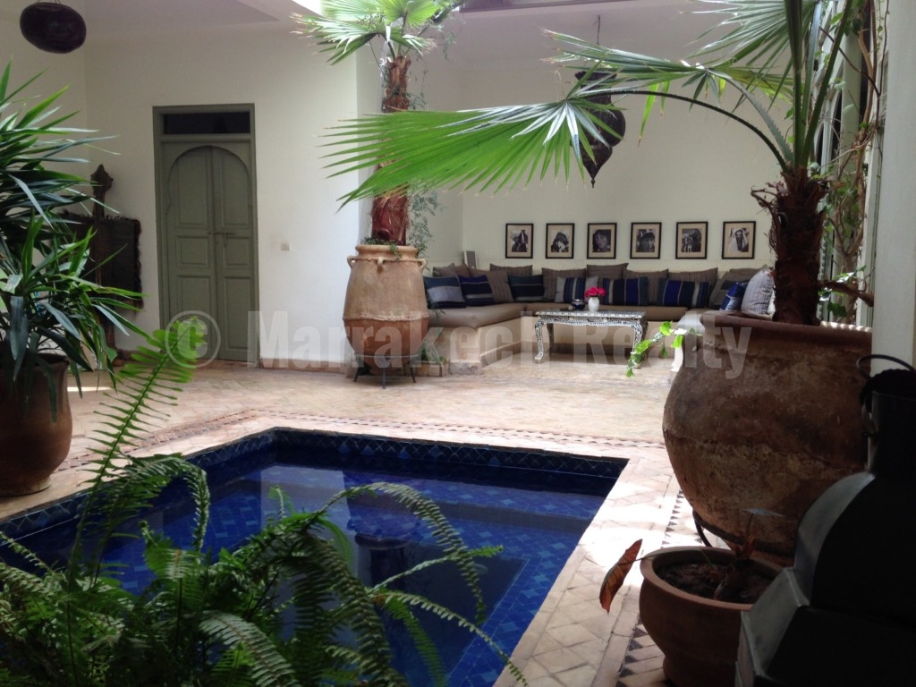 Well established 6 bedroom boutique-riad for sale in the Medina of Marrakech