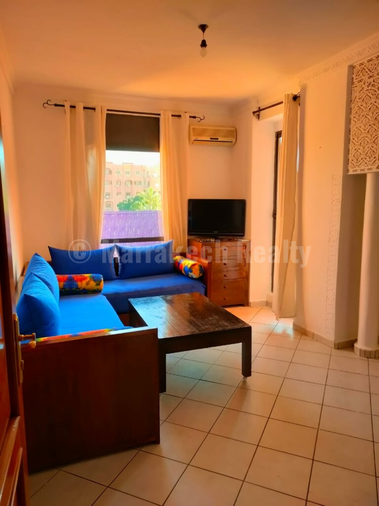 Appartement plein centre, parking et terrasse vue Atlas