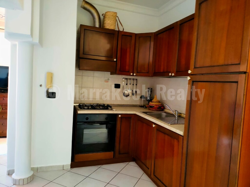 Appartement plein centre, parking et terrasse vue Atlas