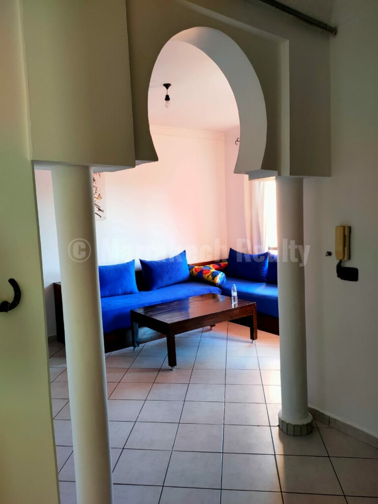 Appartement plein centre, parking et terrasse vue Atlas