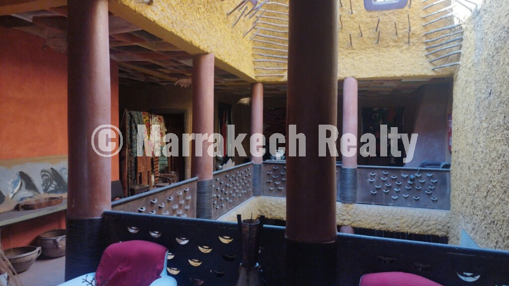 Unique location for this concept store riad in the Medina of Marrakech