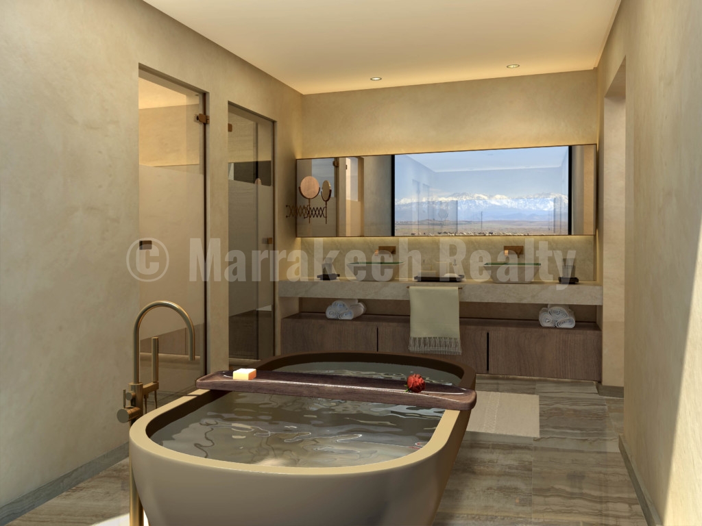 Villas de luxe de 3 à 5 chambres à vendre dans un prestigieux domaine à Marrakech