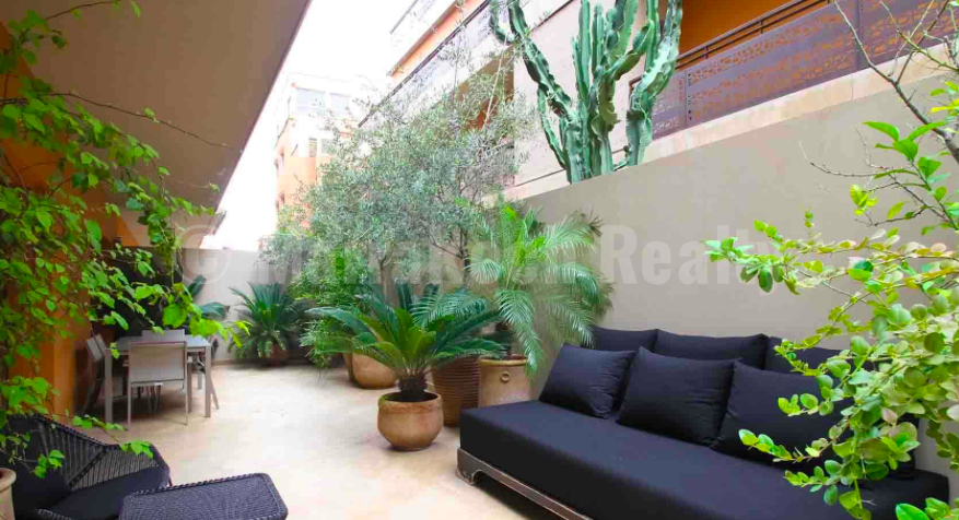 Luxueux appartement de 3 chambres à vendre au coeur du quartier Gueliz à Marrakech