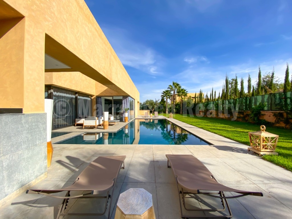 Très belle villa contemporaine à vendre dans un domaine sécurisé