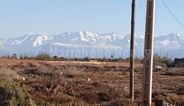 Rare terrain avec titre de propriété à vendre à 10 minutes de Marrakech