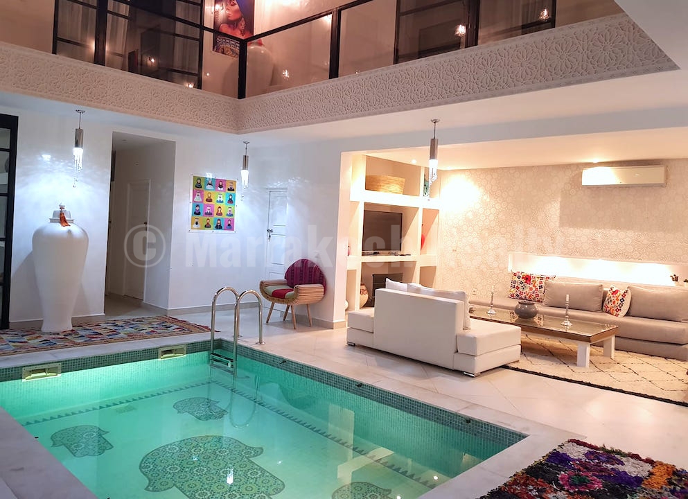 Ce luxueux Riad contemporain de 5 chambres est proposé au prix de 650 000 Euros