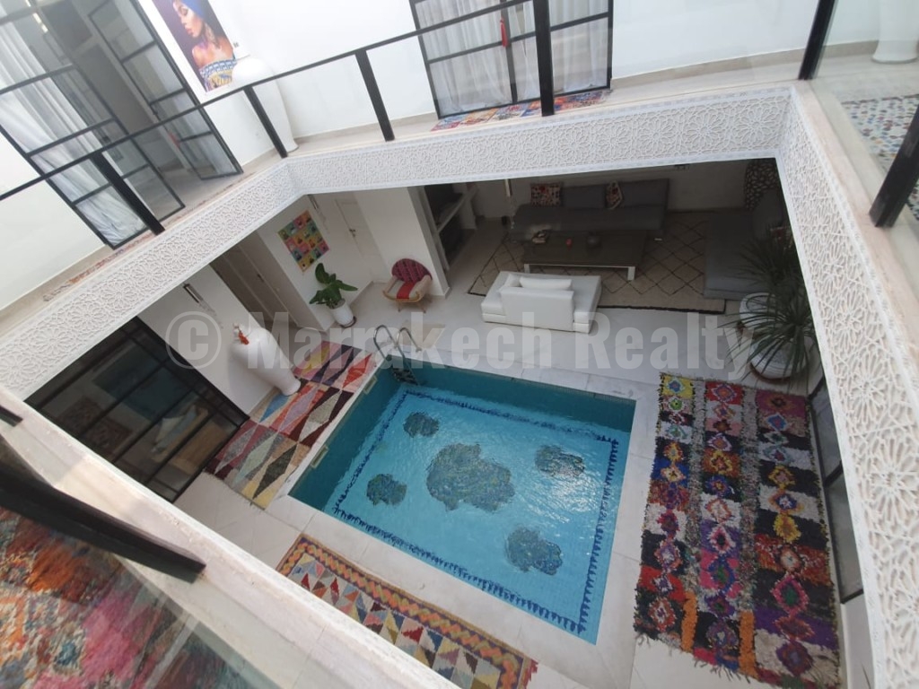 Ce luxueux Riad contemporain de 5 chambres est proposé au prix de 650 000 Euros