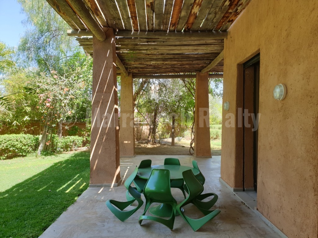 Superbe villa de 4 chambres à louer dans un domaine privé à proximité de Marrakech