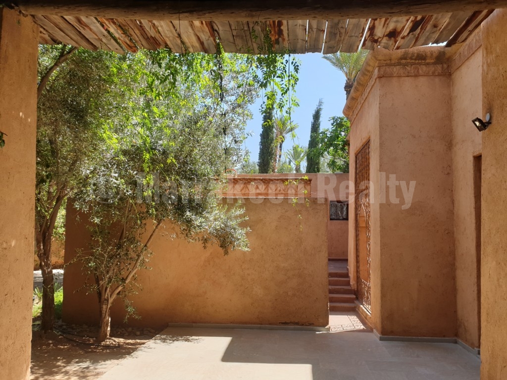 Superbe villa de 4 chambres à louer dans un domaine privé à proximité de Marrakech