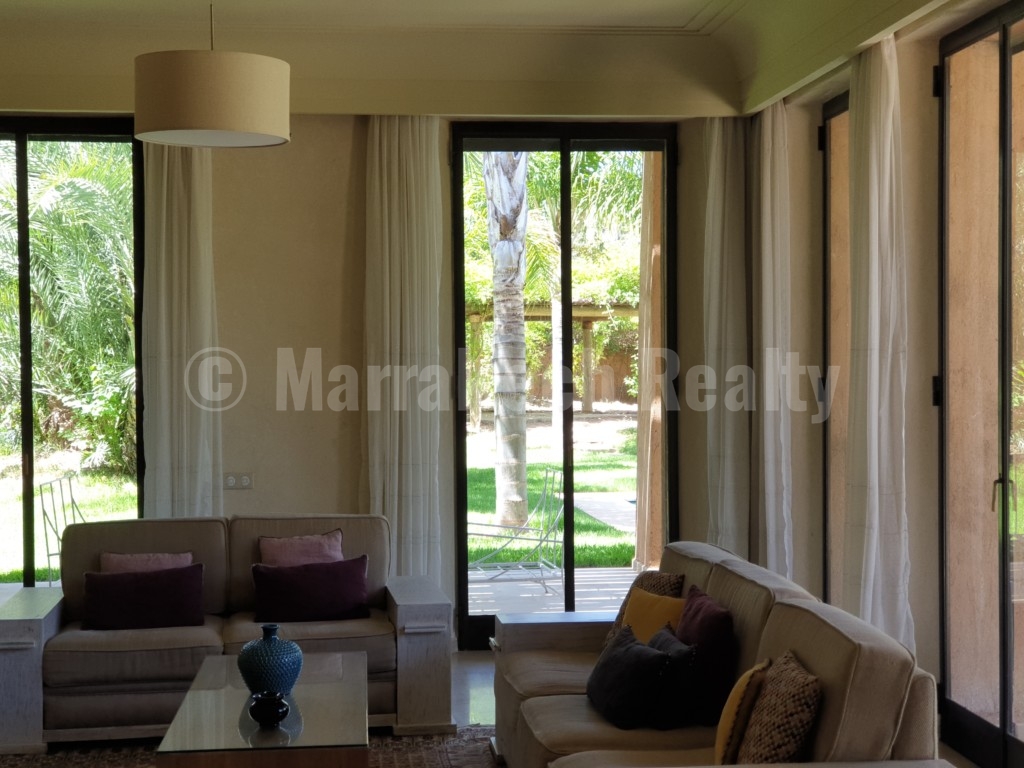 Upscale 3 bedroom kasbah-style villa for rent close to Marrakech