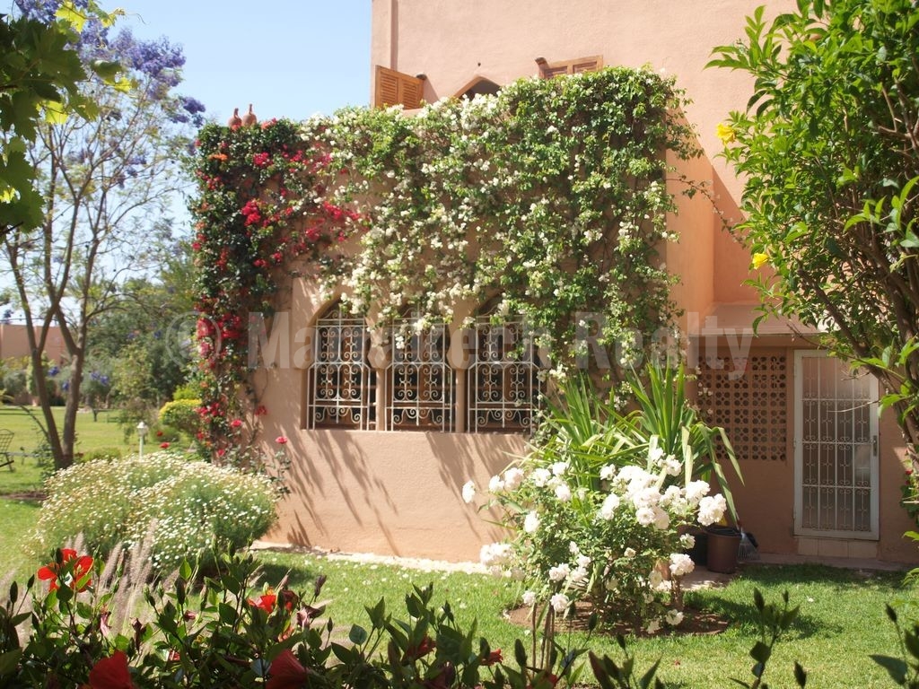 Sweet 3 bedroom villa for rent in a gated domain of the Palmeraie