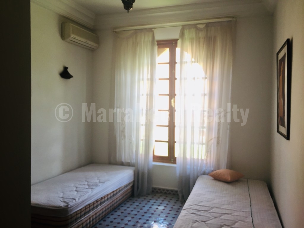 Sweet 3 bedroom villa for rent in a gated domain of the Palmeraie