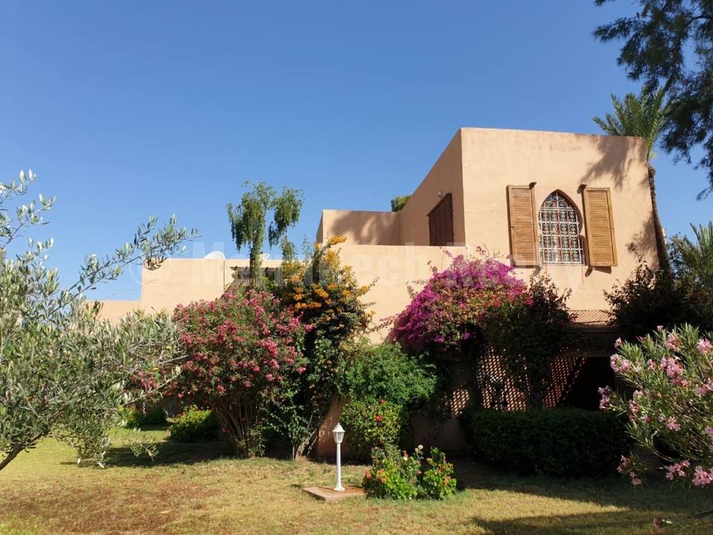 Sweet 3 bedroom villa for rent in a gated domain of the Palmeraie