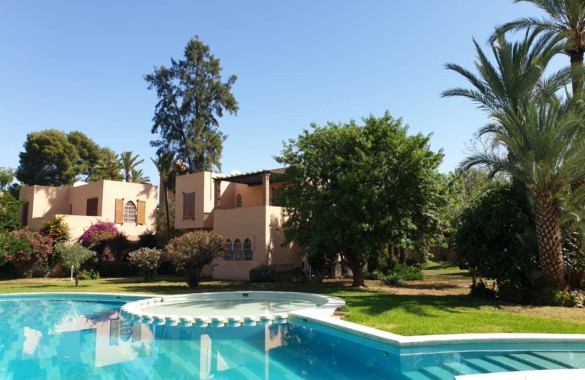 Charmante villa de 3 chambres en location longue durée en Palmeraie de Marrakech