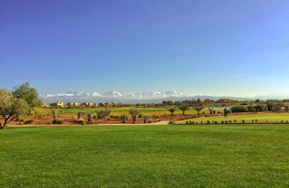 Jolie villa idéalement située sur un golf prestigieux à 20 minutes du centre de Marrakech