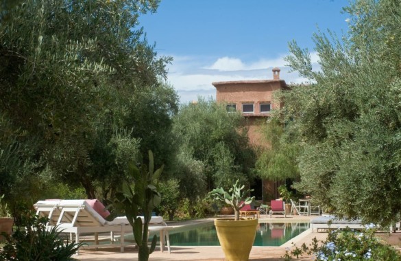 Exceptionnelle villa-kasbah écologique de 5 chambres dans une oliveraie