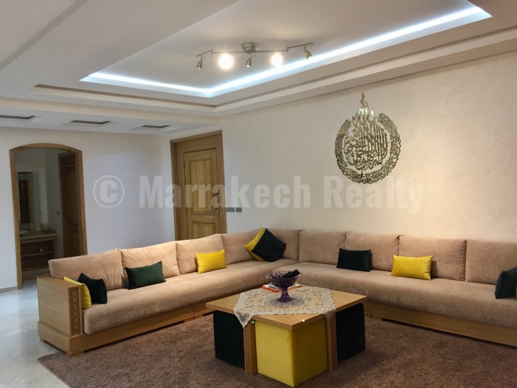 Vaste et bel appartement de 4 chambres à vendre au cœur de Marrakech