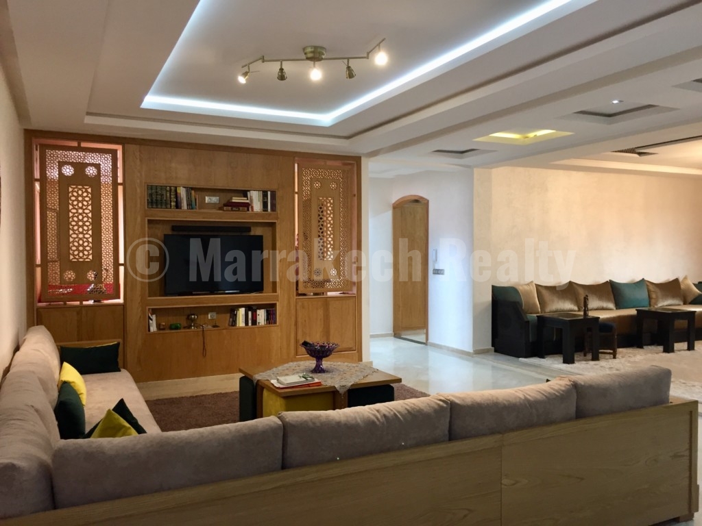 Vaste et bel appartement de 4 chambres à vendre au cœur de Marrakech