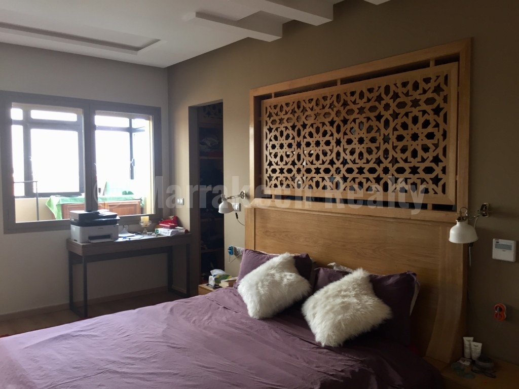 Vaste et bel appartement de 4 chambres à vendre au cœur de Marrakech