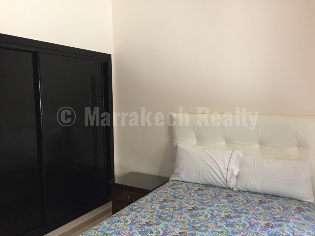 For rent close to Marrakech: 2 bedroom appartment with roof-terrace