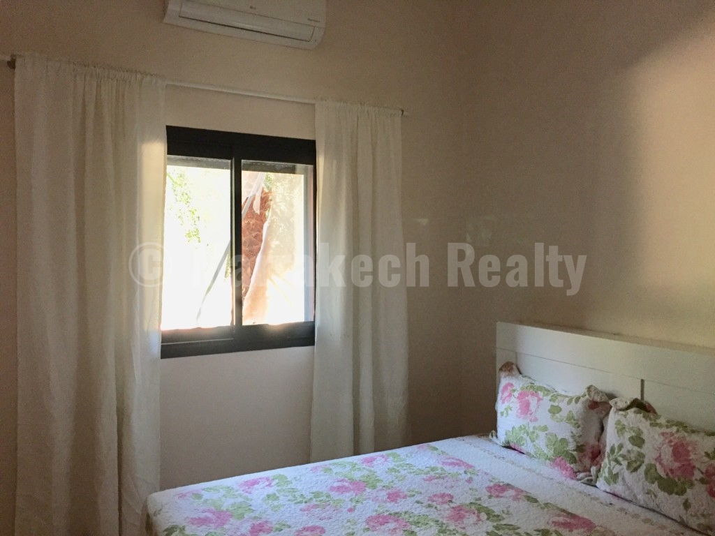 For rent close to Marrakech: 2 bedroom appartment with roof-terrace