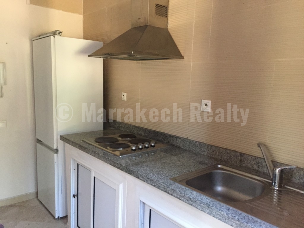 For rent close to Marrakech: 2 bedroom appartment with roof-terrace