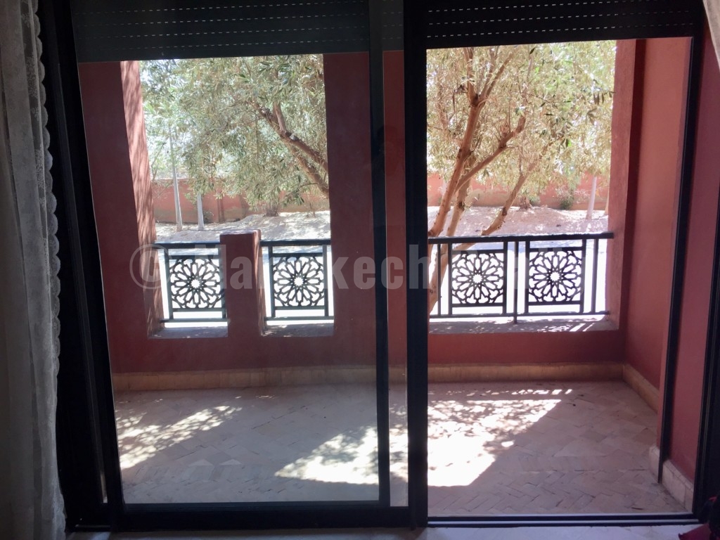 For rent close to Marrakech: 2 bedroom appartment with roof-terrace