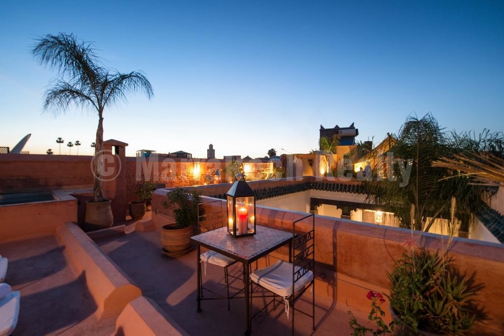 Superbe et élégant Riad rénové à vendre en Medina de Marrakech
