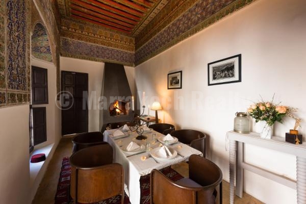 Superbe et élégant Riad rénové à vendre en Medina de Marrakech
