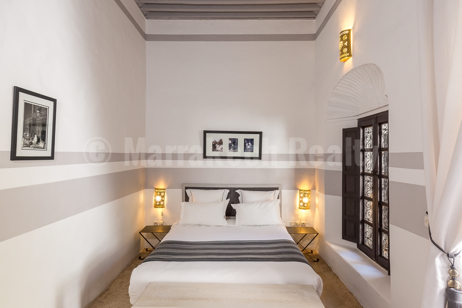 Superbe et élégant Riad rénové à vendre en Medina de Marrakech