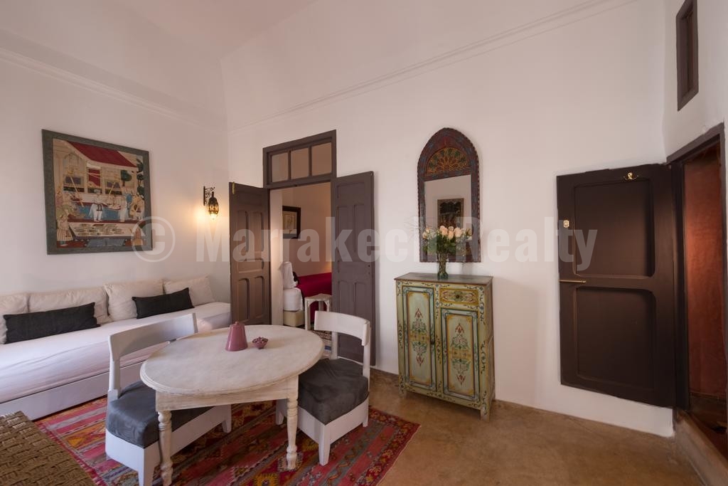 Superbe et élégant Riad rénové à vendre en Medina de Marrakech