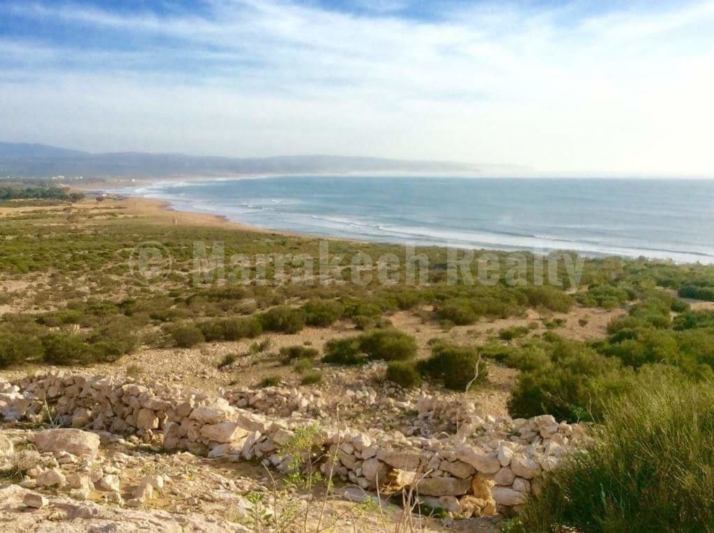 Terrain exceptionnel en front de mer à vendre à Essaouira Marrakech