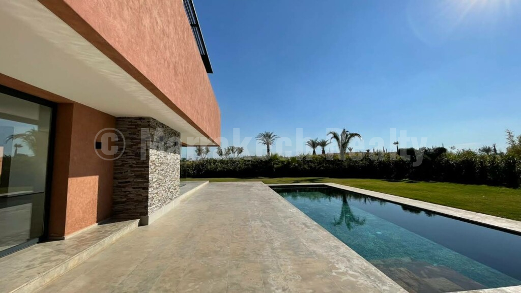 Villa de luxe à vendre en premier rang sur un parcours de golf prestigieux à Marrakech