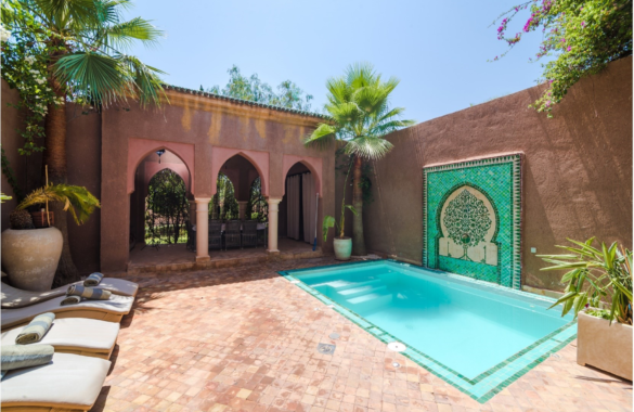 Villa – Riad de 3 chambres avec piscine dans un domaine sécurisé proche de Marrakech