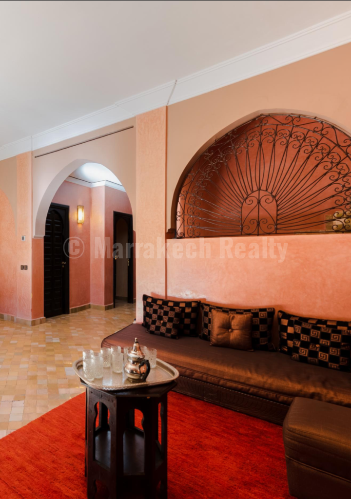 Immaculate 3 bedroom furnished villa for rent close to Marrakech
