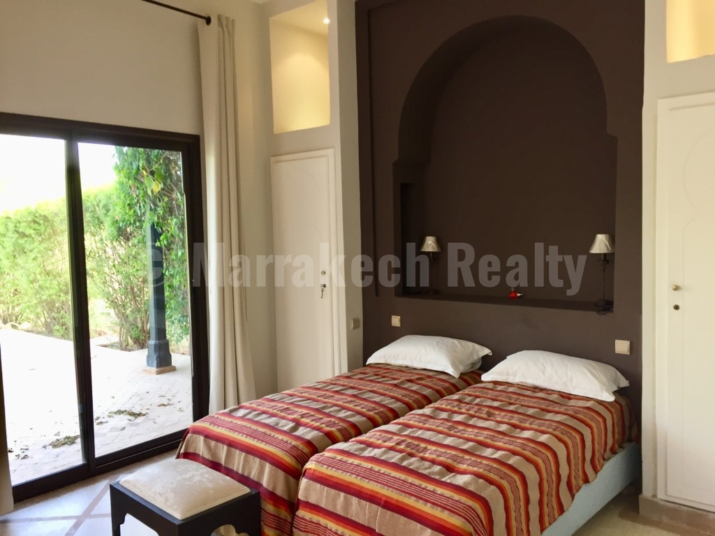 Pleasant 4 bedroom villa for rent long term 20 minutes from Marrakech
