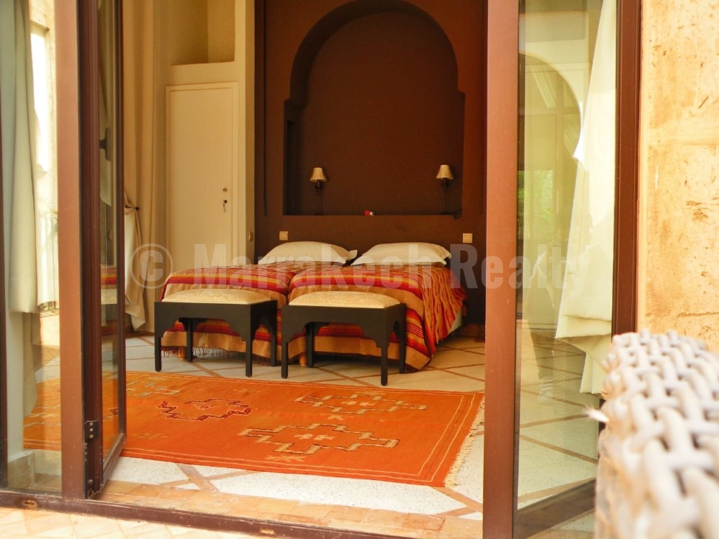 Pleasant 4 bedroom villa for rent long term 20 minutes from Marrakech