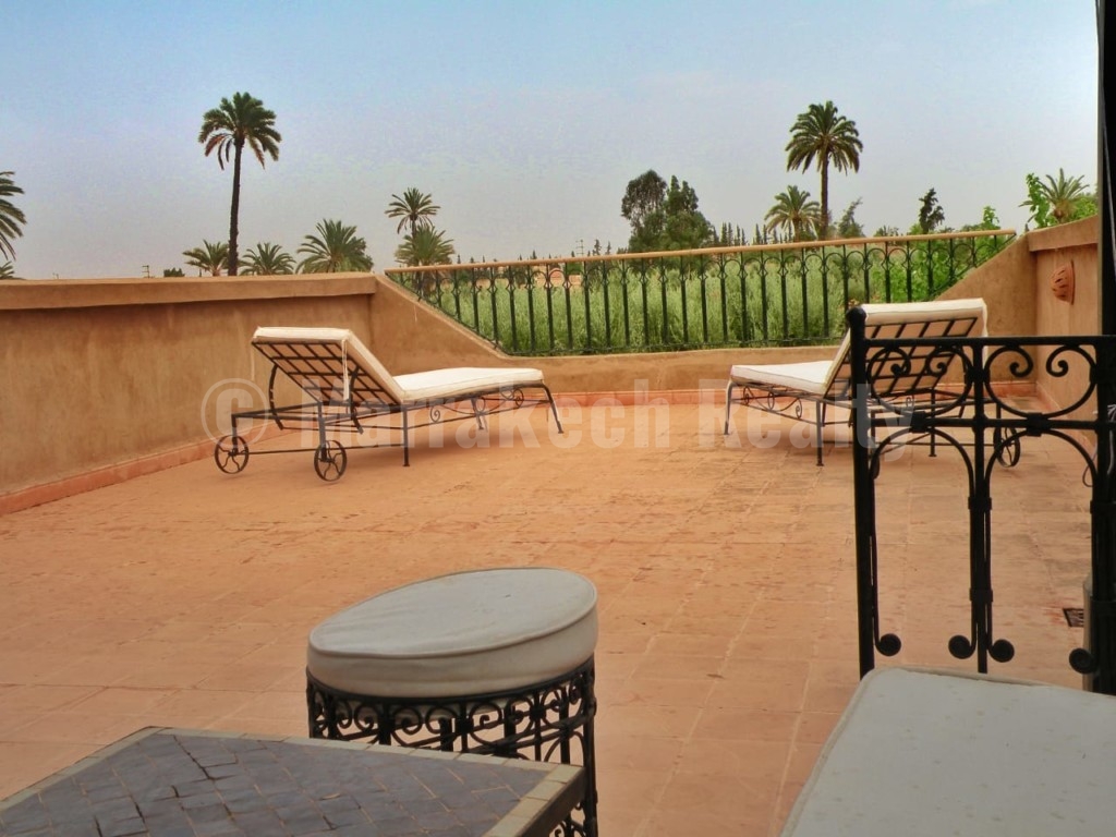 Pleasant 4 bedroom villa for rent long term 20 minutes from Marrakech