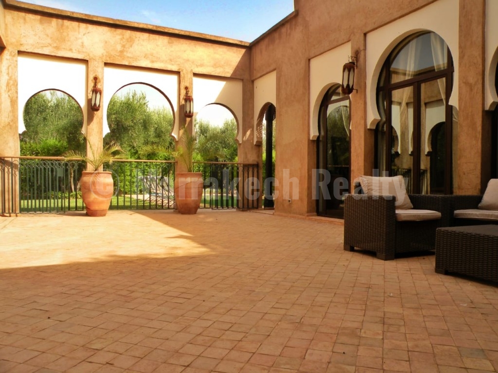 Pleasant 4 bedroom villa for rent long term 20 minutes from Marrakech