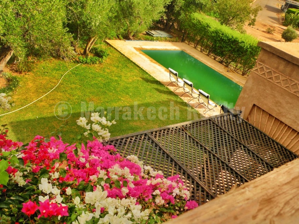 Pleasant 4 bedroom villa for rent long term 20 minutes from Marrakech