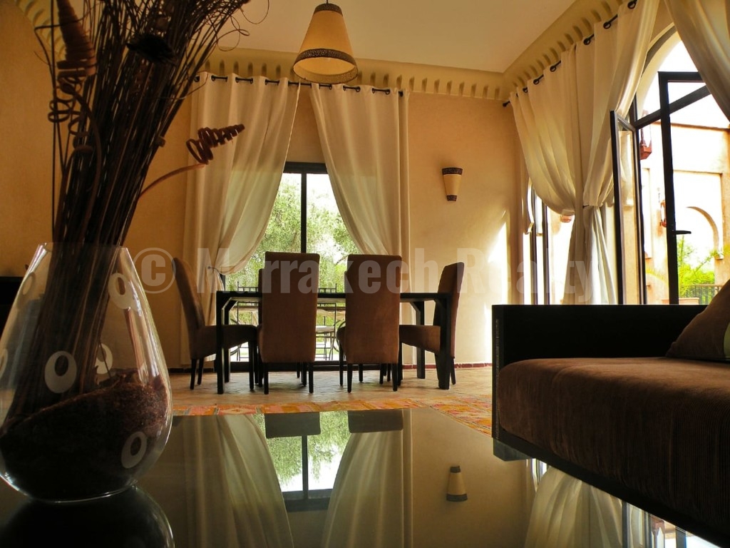 Pleasant 4 bedroom villa for rent long term 20 minutes from Marrakech