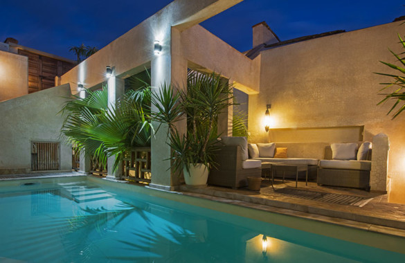 A louer : élégant Riad rénové de 4 suites avec piscine et accès voiture direct