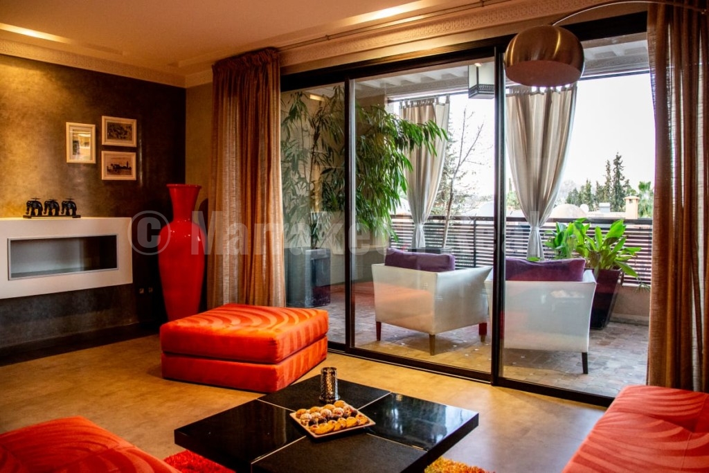 Bel appartement de 2 chambres à louer au coeur de Gueliz