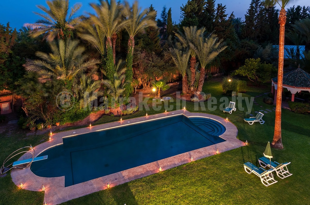 Luxury 15 room Boutique-Villa in the Palmeraie seeks new owners