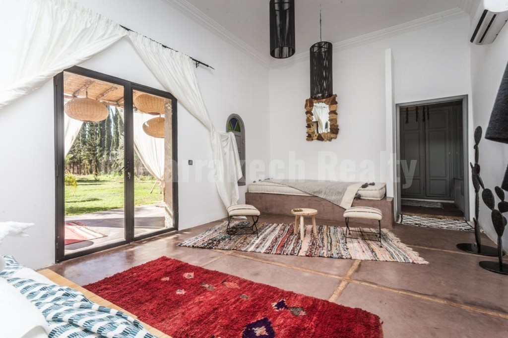 Superbe villa exploitée en Maison d’Hôtes à proximité de Marrakech