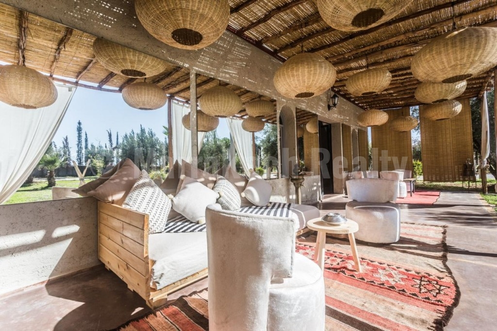 Superbe villa exploitée en Maison d’Hôtes à proximité de Marrakech