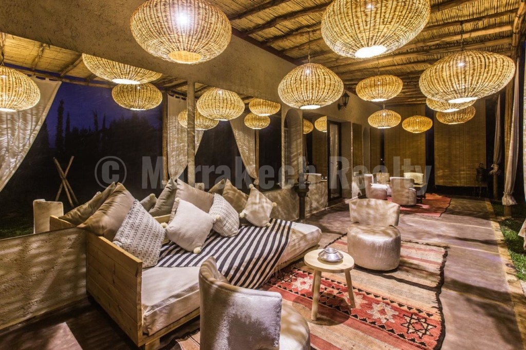 Superbe villa exploitée en Maison d’Hôtes à proximité de Marrakech