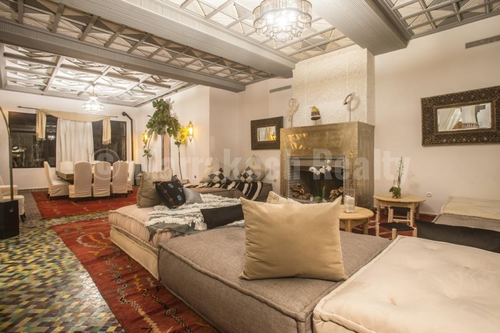 Superbe villa exploitée en Maison d’Hôtes à proximité de Marrakech