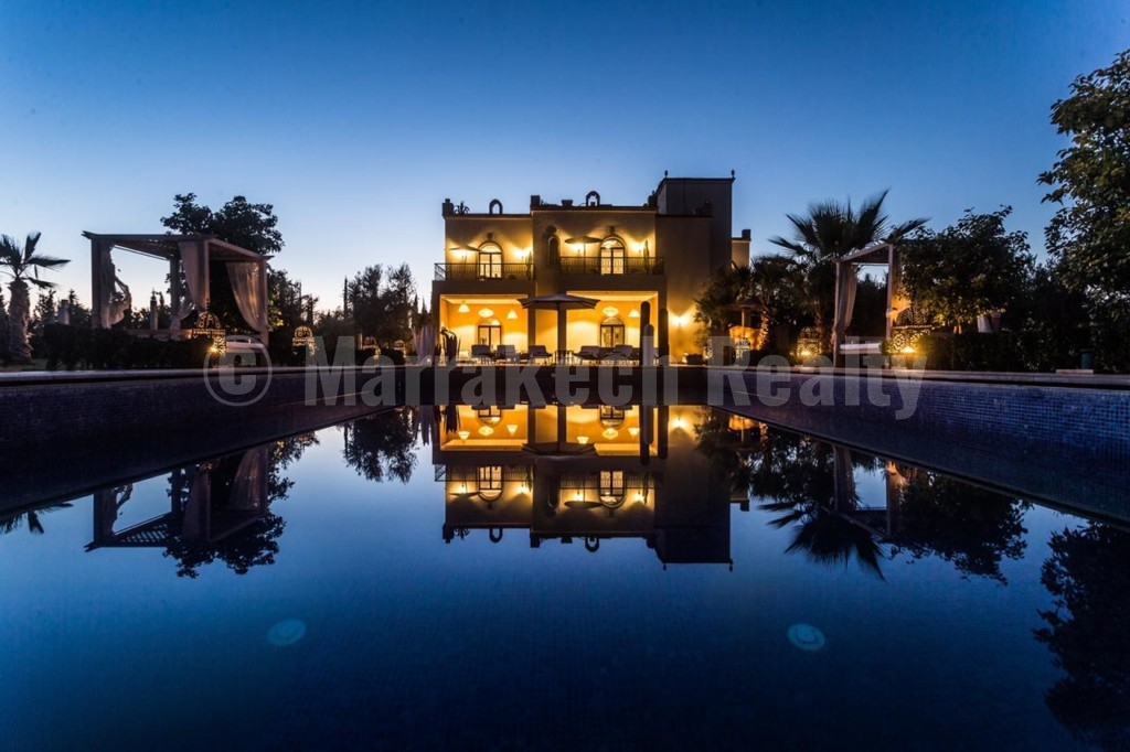 Superbe villa exploitée en Maison d’Hôtes à proximité de Marrakech